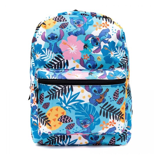 disney lilo & stitch blue tropical leaves mini backpack Pineapple 17" Travel Laptop : Electronics This adorable backpack captures the spirit of the Hawaiian islands with its fun and vibrant print featuring Experiment 626 Disney Lilo & Stitch Tropical